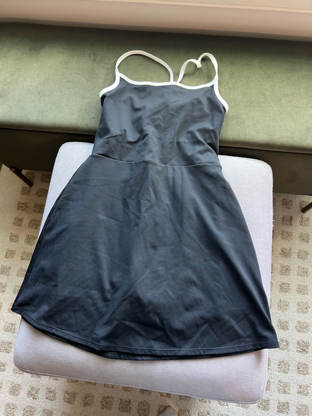 GAP Black Dress with White Trim